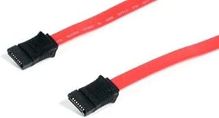 HollandElectronics.us SATA Cables 24 Inch 2 FT Straight Red Hard Drive Optical Drive Data P3