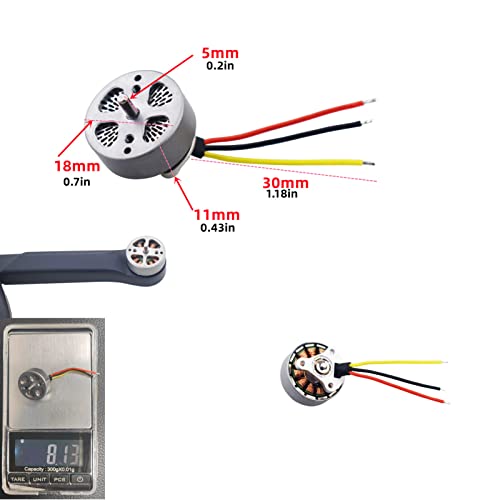 ZYGY 2PCS Quadcopter Drone Motore Brushless per
