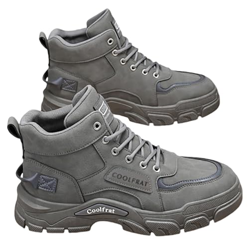 Scarpe da trekking da uomo, alte, per attività all'aria aperta,