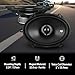 BLACK DIAMOND DIA-57.2 5x7 2-Way Coaxial Speaker, Car Audio 4-Ohm 150 Watts (2 Speakers)