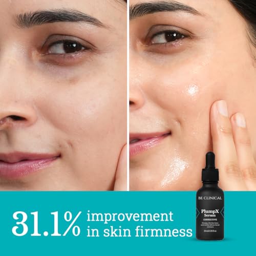 Image of Be Clinical PlumpX Serum | Hyaluronic Acid | Reduces Fine Lines, Reduces Sagging, Visibly Plumps Skin, Brightens Skin | All Skin Type | 30ml