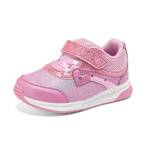 Stride Rite Unisex SR Heart Light (Little Kid/Toddler) Pink 12 Wide