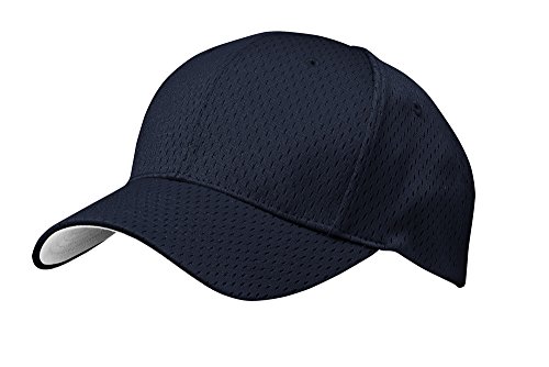 Joe's USA Youth Pro-Style Mesh Baseball Caps Navy