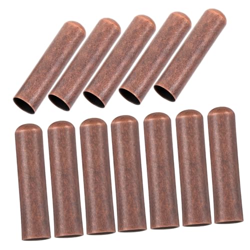 FOMIYES 50Pcs Metal Shoelace Tips Replacement Ends for Clothing Cord Rope Ends Antique Shoelace Repairing Accessories for Shoes Sneakers and Boots