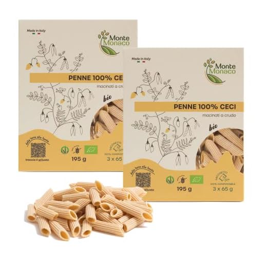 4x250g Pasta 100% Farina di Ceci BIO - PENNE