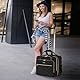 Ytonet Business Trolley Damen, Laptop Trolley 17,3 Zoll Laptop, Laptoptasche mit Rollen Wasserdicht, Business Aktenkoffer Damen mit Rädern, Pilotenkoffer mit Rollen für Reisen, Arbeit, Schule, Schwarz