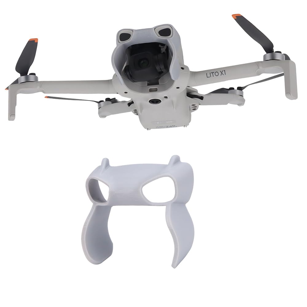 Gimbal Bumper Guard pour DJI LITO X1/LITO 1, Drone Camera Protective Cover Lens Guard Protector Anti-Collision Bumper Protection Bar for Lito 1/X1 Drone Accessoires (Gris)