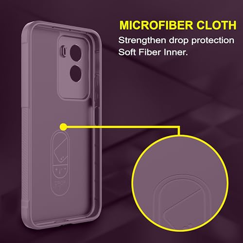 Image of Zapcase Back Case Cover for Poco M7 Plus 5G | Compatible for Poco M7 Plus 5G Back Cover | Liquid Silicon Magic Case with Camera Protection | Lavender