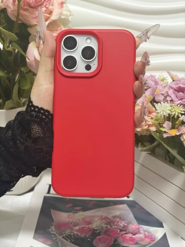 Coque iPhone 14 Pro rouge anti-choc : la solution silicone avec doublure douce anti-rayure - 3