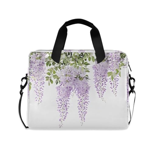 Maletín para portátil morado lavanda portátil 13-15.6 pulg