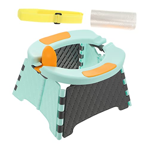 SHOWERORO 1Set Folding Potty Seat for Portable Training Toilet Seat Travel Friendly Design for Car and Camping Durable Material with Included Essential for Boys