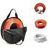 Waterproof Heavy Duty Cable Storage Bag Camping Cable Organiser Bag-Large Capacity, Campervan Caravan Hook-Up Lead Organiser Case Ideal EV Charging Cable Storage Bag for Car,Caravan (With orange edge) #5