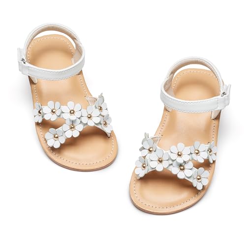Image of GINFIVE Toddler Girls Sandals Girls Toddler Sandals Little Girls Kids Shoes