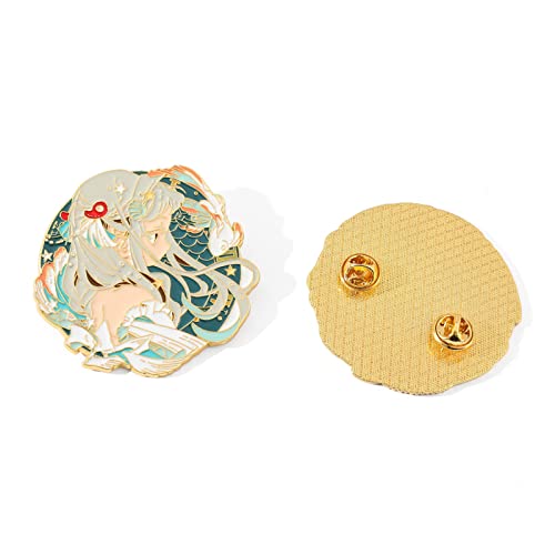 Toilet Bound Hanako Kun Anime Pins, TBHK Manga Cartoon Figures Yashiro Nene Hanako-kun Brooches Enamel Lapel Pins Cosplay Jewelry4