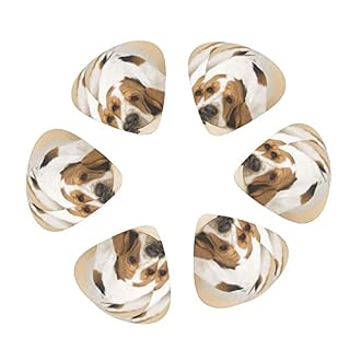 Pack de 12 médiators basset hound pour guitare électrique guitare acoustique diverses guitares - Les Beatles, Paul McCartney, John Lennon, RIngo Starr, George Harrison