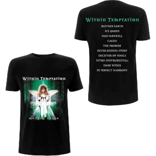 Rock Off officially licensed products Within Temptation Mother Earth Officiel T-Shirt Hommes Unisexe (Large)