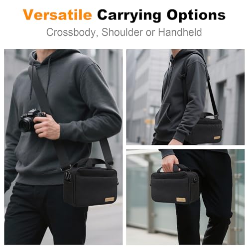 Bolso compacto para cámara DSLR/SLR y mirrorless negro miniatura 4
