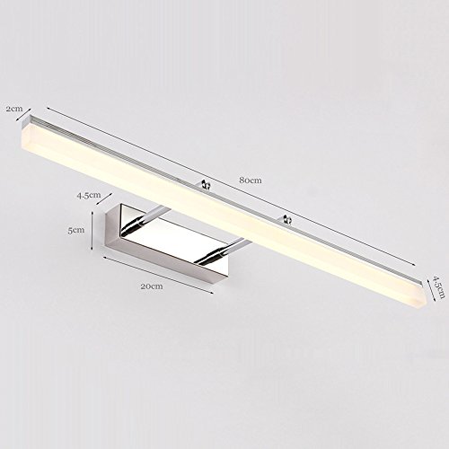 Éclairage mural doré LED et lampes de miroir de bain réglables - 2