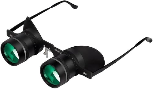 LANCI 3X Binocular Glasses,Hands-Free Lazy Glasses Binoculars Lightweight for Fishing,Bird Watching,Tv,Sports,Concerts,Theater,and Sightseeing,for Adults Men Women