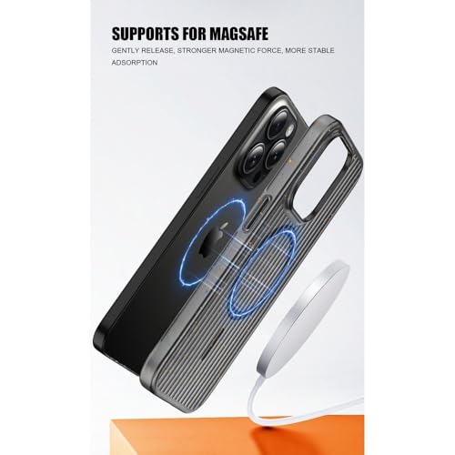 Coque magnétique premium pour iPhone 16 Pro Max mate et transparente - 3