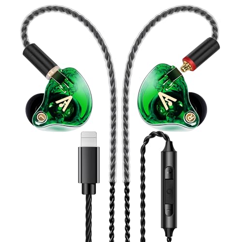 Image of Audiovance Vibes 202ML HiFi Wired Earbuds for iPhone 14 /13 /12 /11 /X, Pro Max