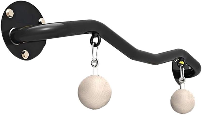 AGYH Wall-Mounted Horizontal Bar and Finger Strength Training Ball Combination, Home Wrist Arm Multifunctional Training Stick, Load 250kg