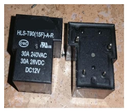 Relé de 4 pines T90-1A-12V-4P-30A con alta capacidad de carga