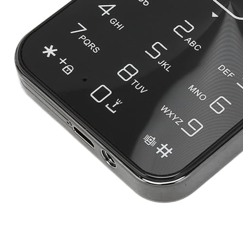 Äldre Mobiltelefon med Stora Knappar och SOS-funktion (Svart)