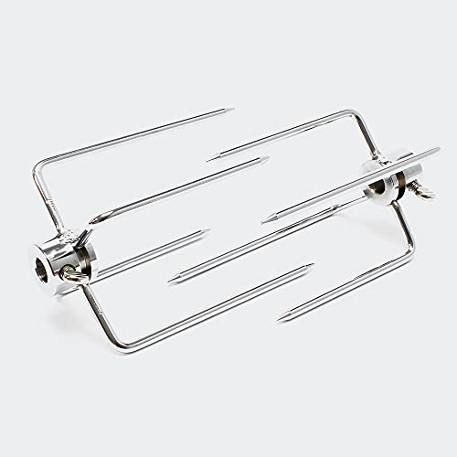 Wiltec Grapas De Sujeción Carne Barbacoa Asador Parilla 2 Unidades Ø 5-11 Mm