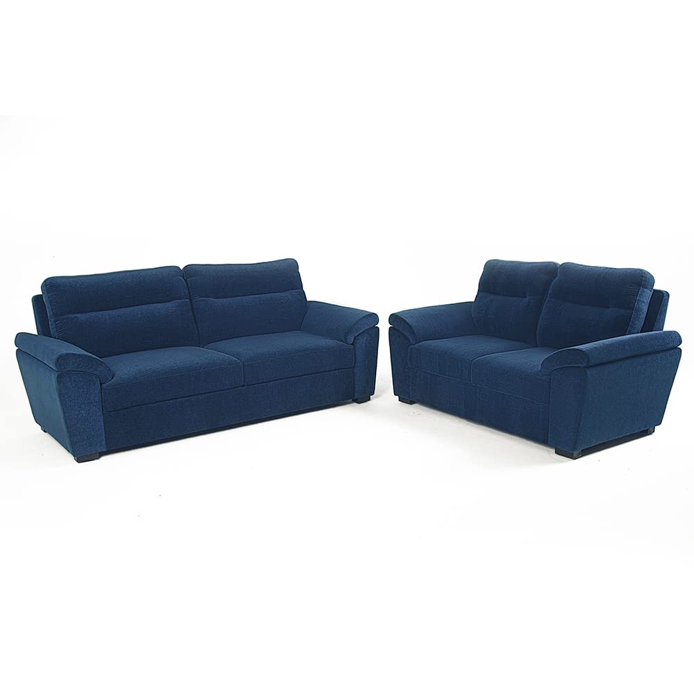Wakefit Sofa Set for Living Room | 3 Years Warranty | Sofa Set, 3+2 Seater Sofa, Wooden Sofa Set for Living Room, 5 Seater - Lounger (Fabric, Cobalt Blue) (B09JZNMT7N) Amazon Price History, Amazon Price Tracker