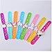 Ruluti Caoutchouc 1pc Enfants Bracelet Mignon Licorne Slap Wristband Enfants Birthday Party Favors Cadeaux Couleur Aléatoire
