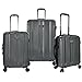 Traveler's Choice La Serena Polycarbonate Hardside Expandable Spinner Luggage, Gray, 3-Piece Set