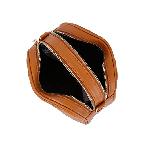 VK Lightweight Soft Quilted Vegan Leather Shoulder Bag for Women Classic Crossbody with Adjustable Strap and Top Zipper 7