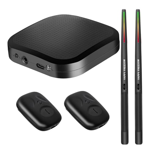 Electric Air Drum Set, Portable Virtual Reality Drum Kit with Drumsticks, Pedals, 3D Motion Sensing Electronic Drum for Adults Kids Children Beginner, Holiday Xmas Birthday Gift