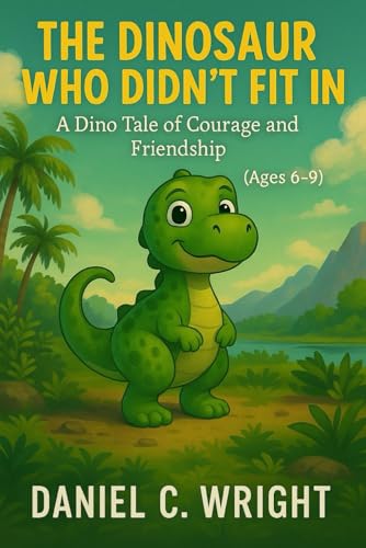 THE DINOSAUR WHO DIDN�fT FIT IN: Dinosaur children�fs book, Kids dinosaur story, Dinosaur adventure book for kids, Friendship and 