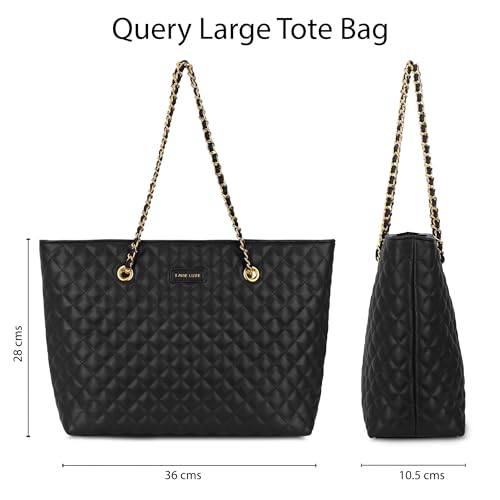 Image of Lavie Luxe Query Large Tote Bag for Women | Tote Bag for Work | Ladies purse | Stylish Shoulder Bag | Gift for Women