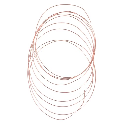 FUNOMOCYA Craft Copper Wire Roll 1.5mm T2 Pure Copper 5m Length Conductive for Projects