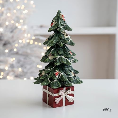 Figurine en résine faite à la main déco table Noël artisanale - 6