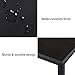 ZINUS Jennifer 55 Inch Black Frame Desk, Computer Workstation, Office Desk, Easy Assembly, Deep Espresso