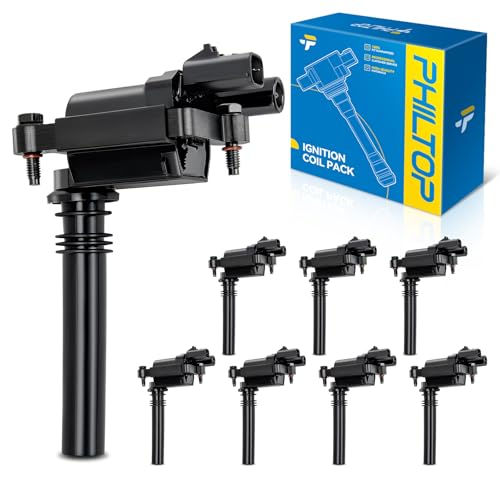 Image of PHILTOP 8 Pack Ignition Coil UF378 Fit for Ram 1500 /2500 Durango Magnum