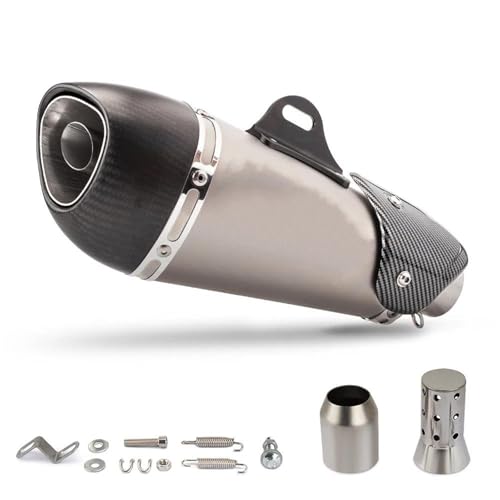 �r�C�ǂ��������� 51mm �o�C�N�p�G�L�]�[�X�g�p�C�v �X�e�����X���}�t���[�T�C�����T�[ �ɓK�����郄�}�n R3 �ɓK������X�Y�L GSX8R(Gray)