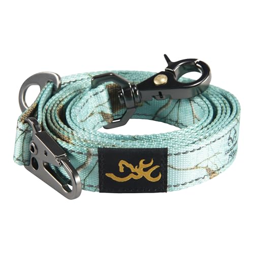 Browning Classic Camo Dog Leash, Realtree Xtra Seaglass, 6ft X 1in, Teal