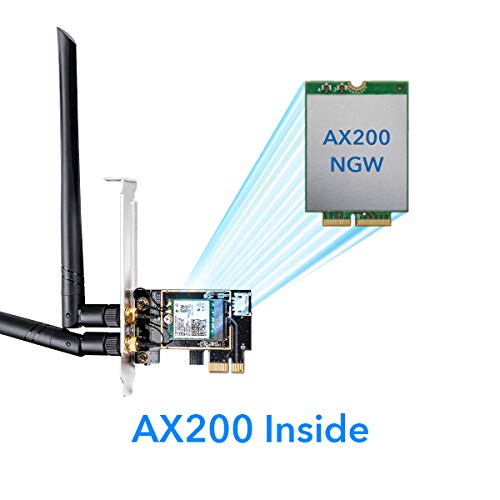Carte WiFi 6 PCIe Cudy WE3000 AX3000 double bande pour PC Windows 10 - 6