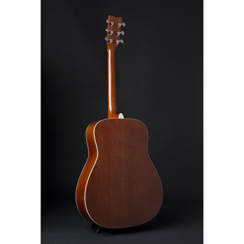 Image of Yamaha F370 Acoustic Guitar - Tobacco Brown Sunburst, 6-String Full-Size Guitar with Spruce Top & Rosewood Fingerboard, Ideal for Beginners & Intermediate Players
