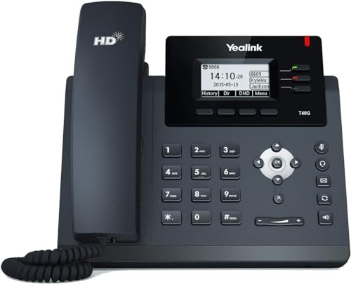 Yealink SIP-T40G IP Conference Phone - Black (Renewed)