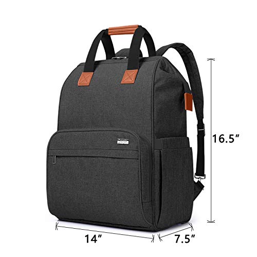 image for LUXJA Breast Pump Bag with Compartments for Cooler Bag and Laptop, Bre