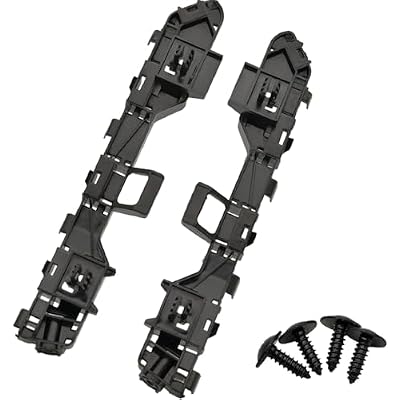 Front Bumper Brackets Left Right Compatible with Honda Accord Sedan 2013 2014 2015 2016 2017, Replaces OEM 71193-T2A-A01/71198-T2A-A01/HO1042115/HO1043115- Bumper Cover Support Bracket