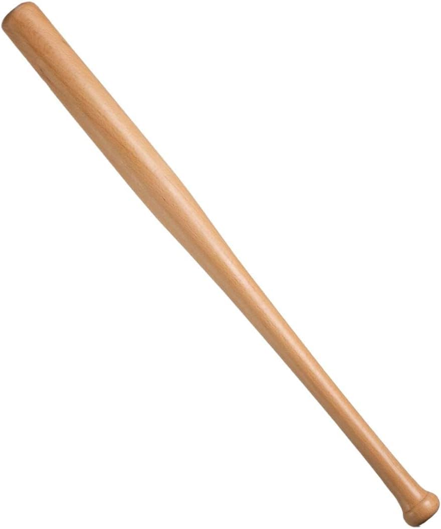 MSQUARE Wooden Baseball Bat, Smooth Finish, Durable Construction, Non Slip Grip, Compact & Portable, Promote Physical Development, Perfect For Training And Practice, 62cm
