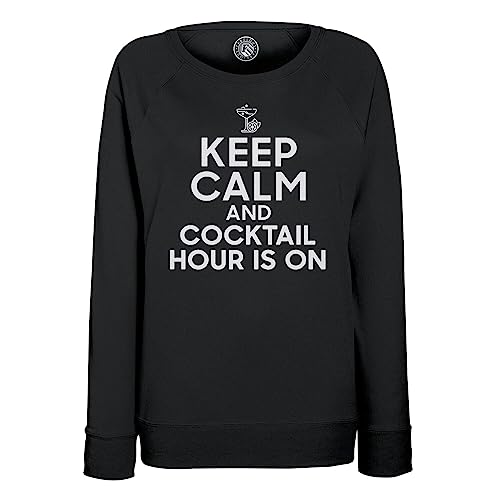 Sweatshirt Femme Keep Calm parfait pour un apéro convivial entre amies