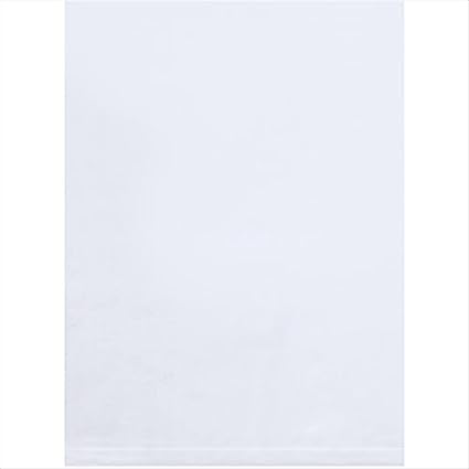 Aviditi PB474 Flat Poly Bags, 8